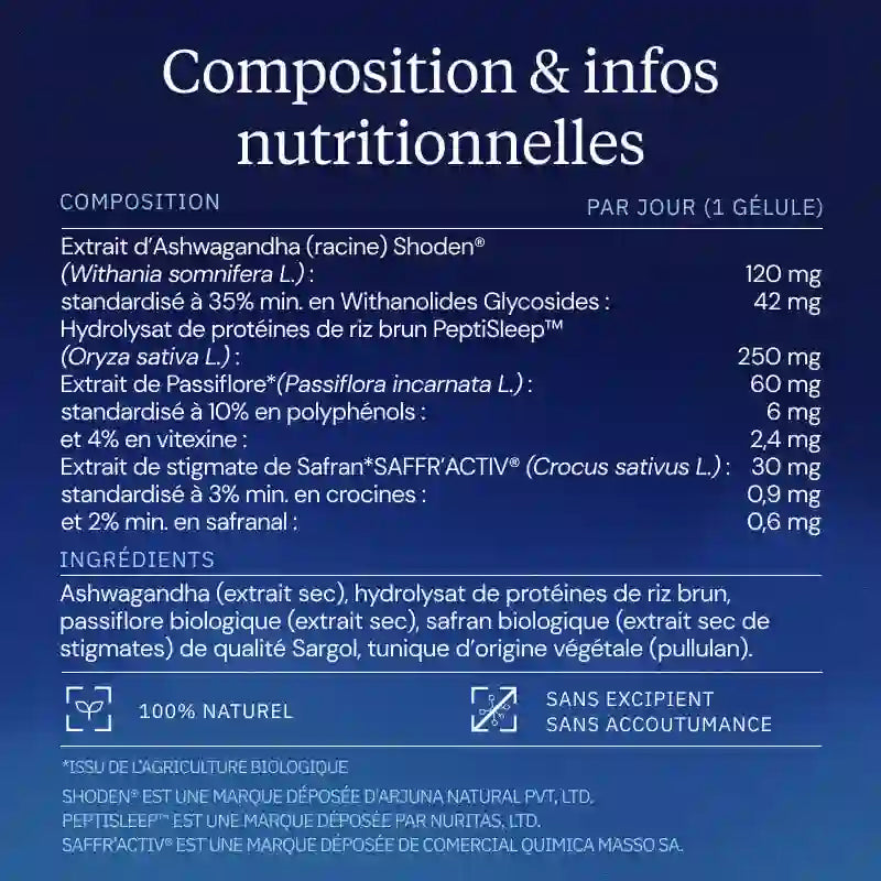 complexe sommeil nrem composition