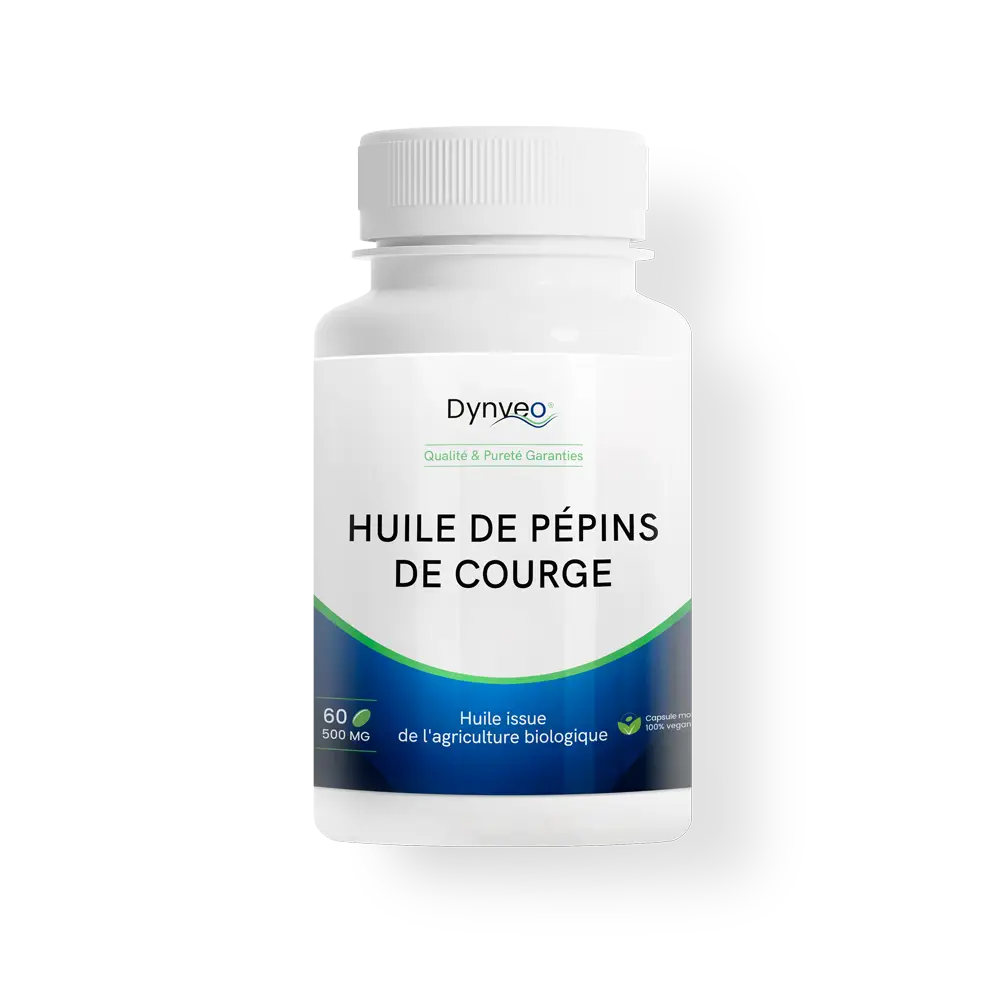flacon pilulier huile de pepins de courge