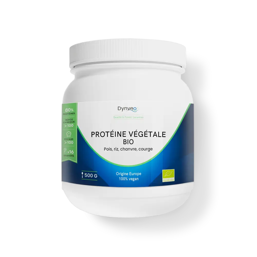 flacon pilulier proteine vegetale 500g